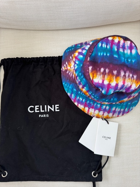 NWT Celine Tie Dye Bucket Hat Size S display picture 2